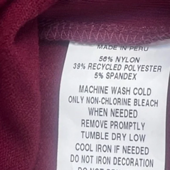 Greyson Mens Full Zip Pullover Jacket Burgundy‎ Athletic Performance XL